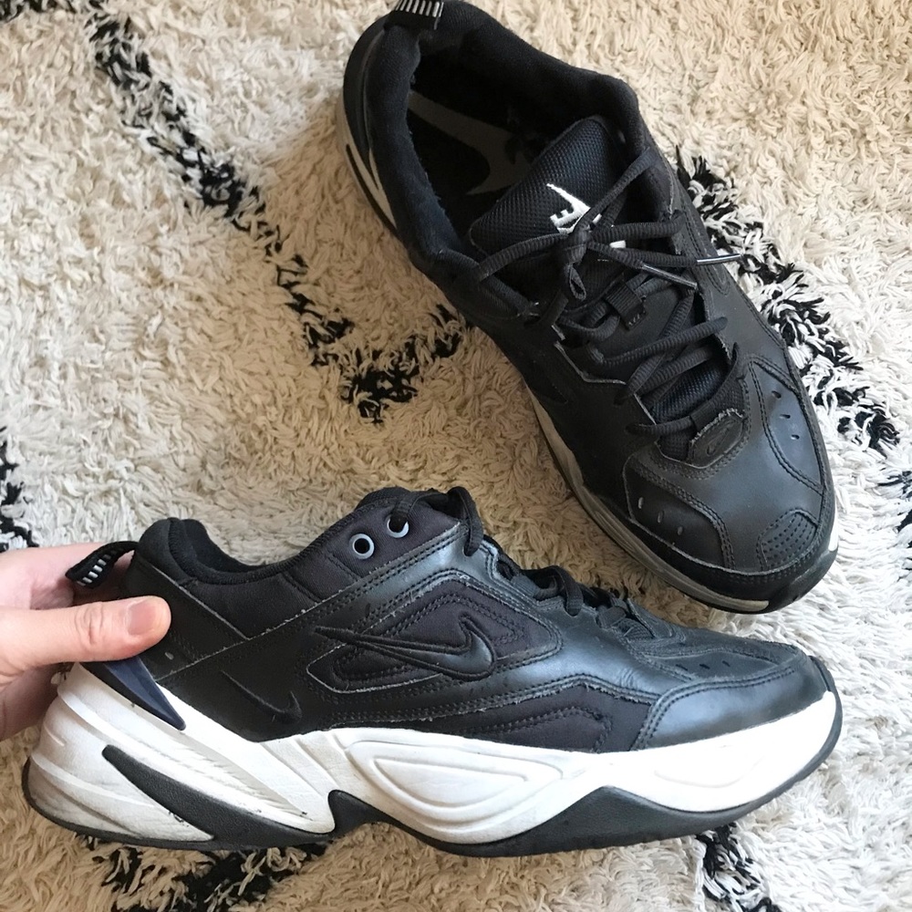 Men’s Nike M2K Tekno sneakers black and white